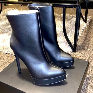 Black Platform booties